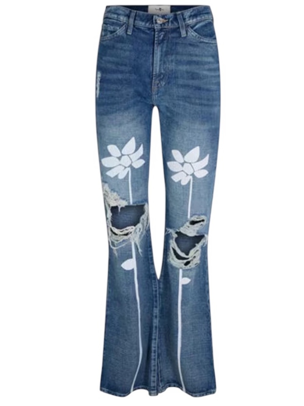 7 For All Mankind Easy Boot In Tea Party Exploded Floral Size 27